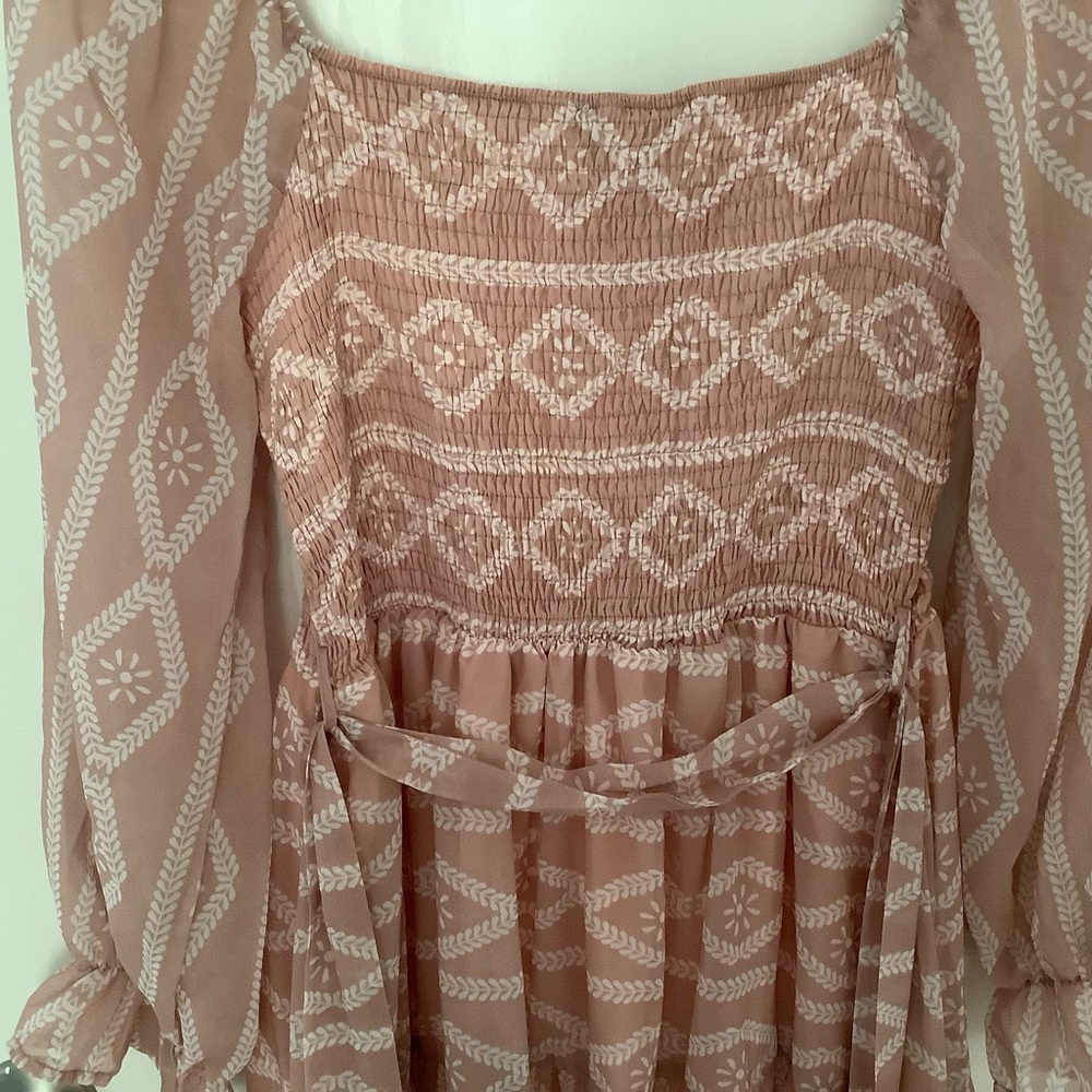 NWT New Simplee Appeal Dress long sleeve shoulder off Size Large - Picture 11 of 13